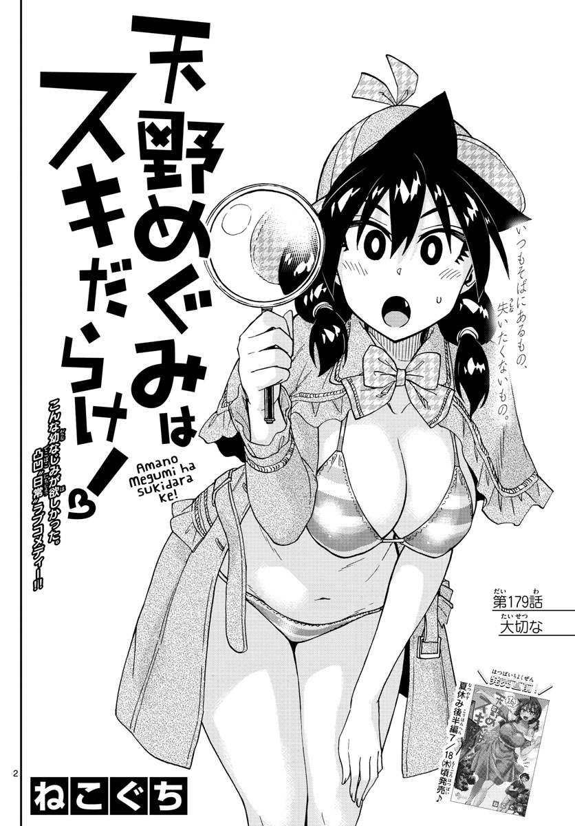 AMANO MEGUMI WA SUKI DARAKE! - RAW Chapter 179 page 2 - nihonkuni.com