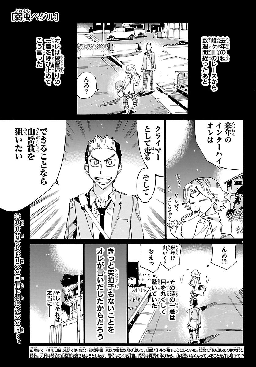 YOWAMUSHI PEDAL - RAW Chapter 864 page 1 - nihonkuni.com