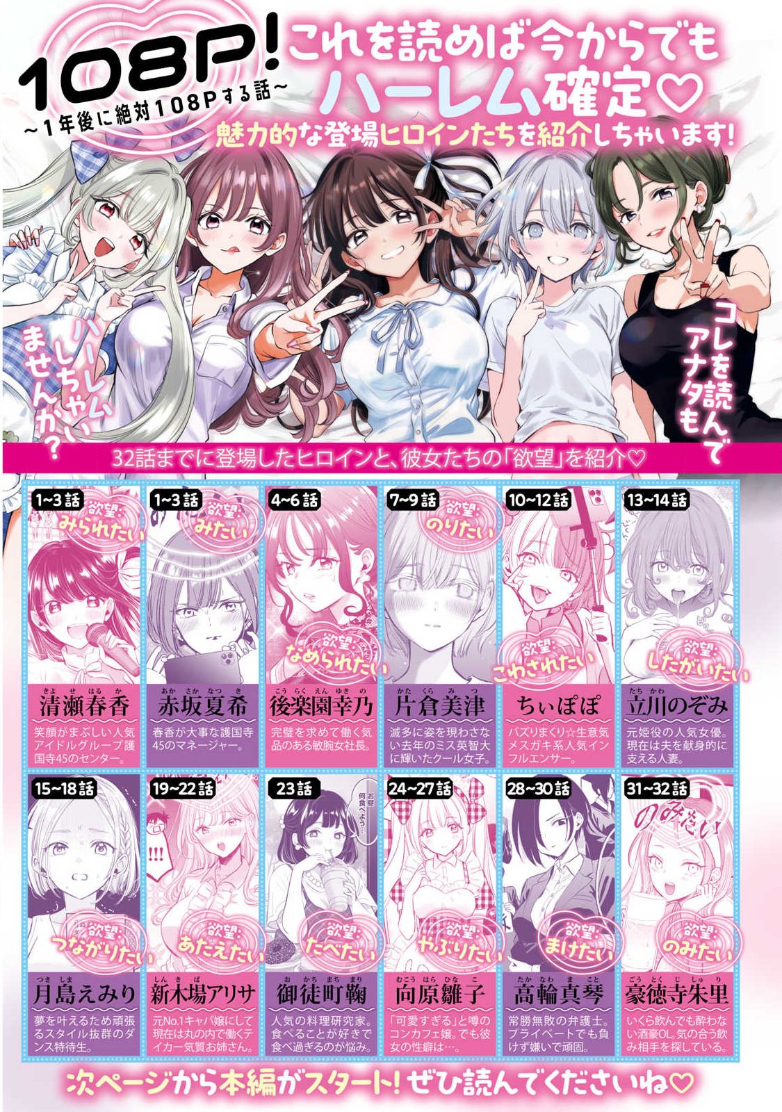 108P! ~1-NEN GO NI ZETTAI 108P SURU HANASHI~ RAW Chap 35 - Pic 1