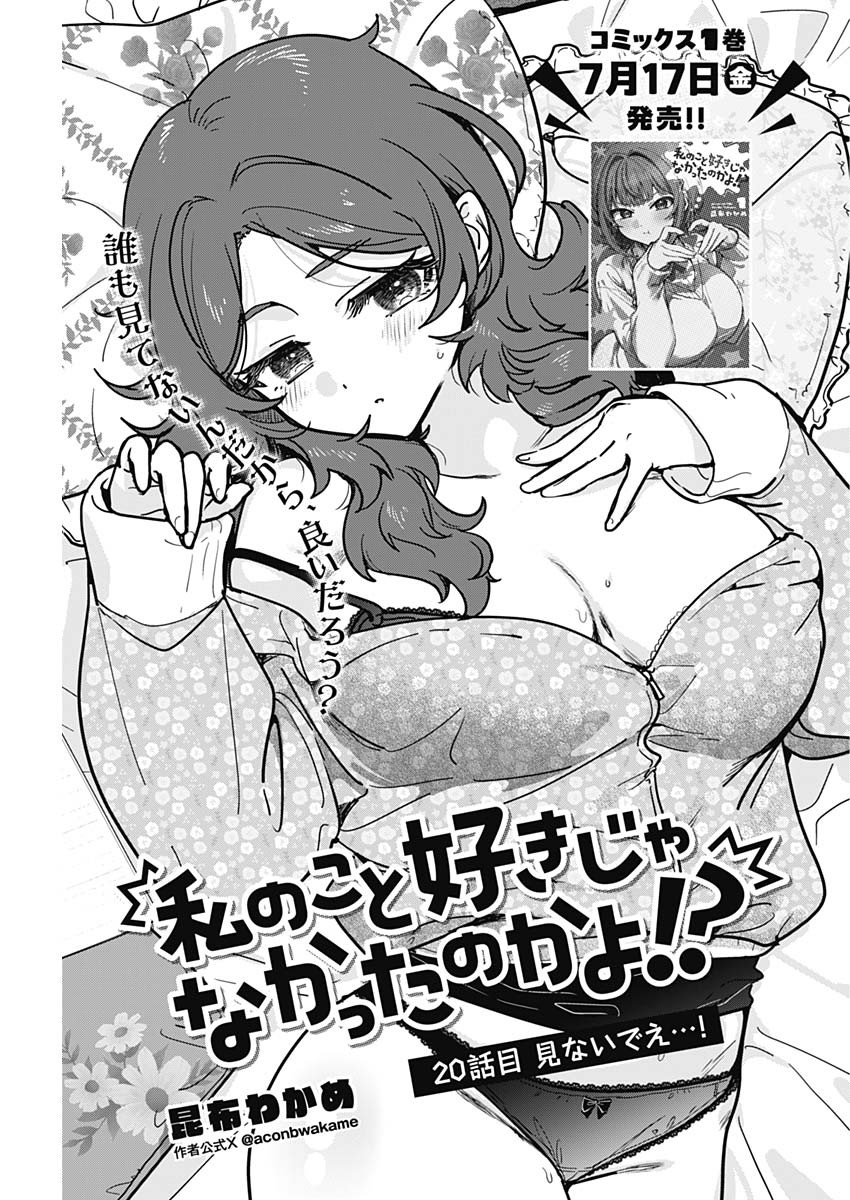 WATASHI NO KOTO SUKI JA NAKATTA NO KA YO!? Chapter 20 page 1 - nihonkuni.com