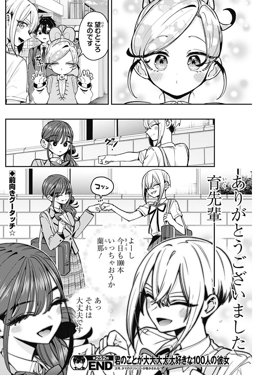 KIMI NO KOTO GA DAI DAI DAI DAI DAISUKI NA 100-RI NO KANOJO - RAW Chap 252 - Pic 20