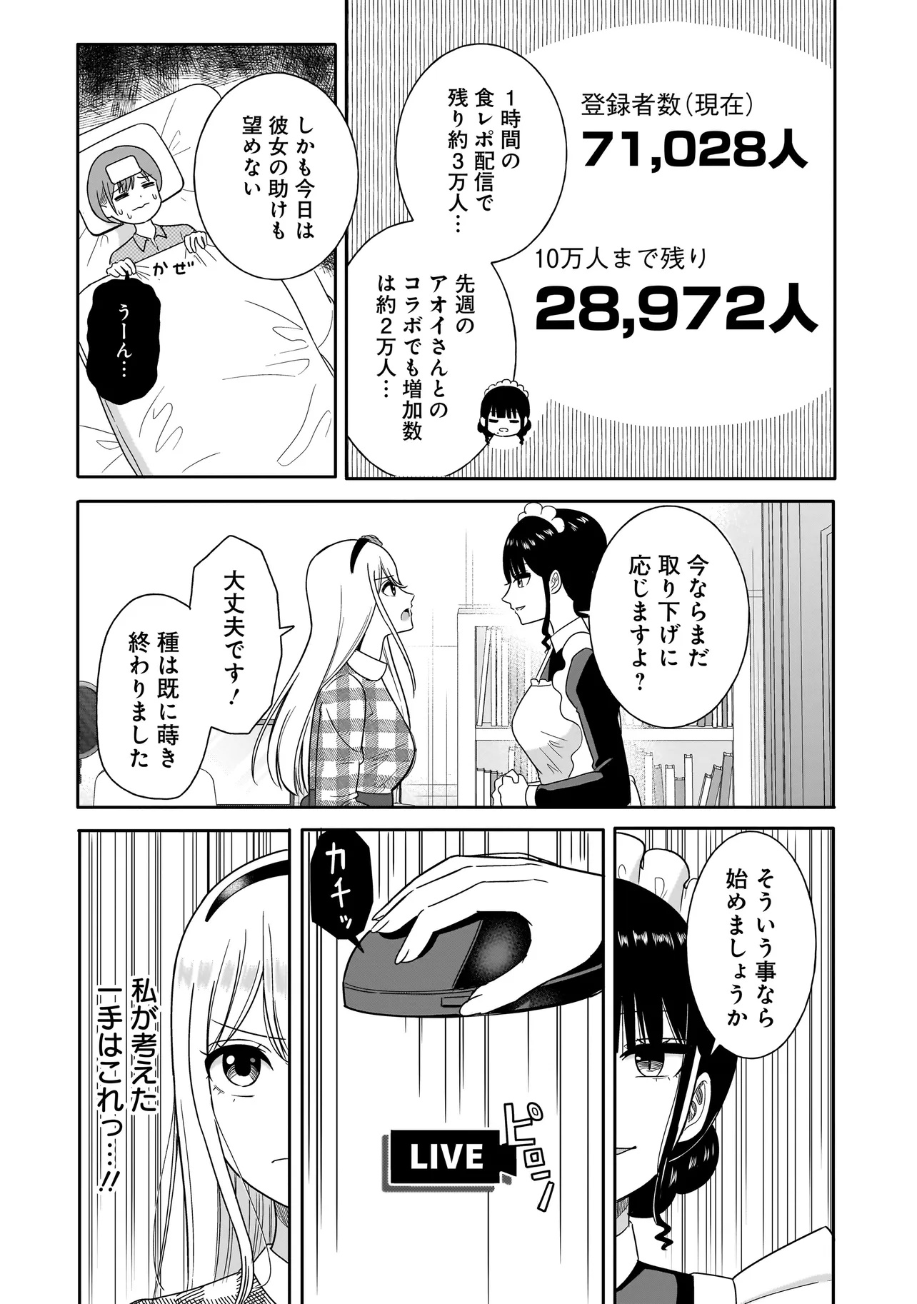 REIJOU VTUBER WA MAID NO YASHOKU NI JUURIN SARERU: KINDAN GOHAN DE FOOD REPORT NAMAHAISHIN Chapter 5.1 - Page 15