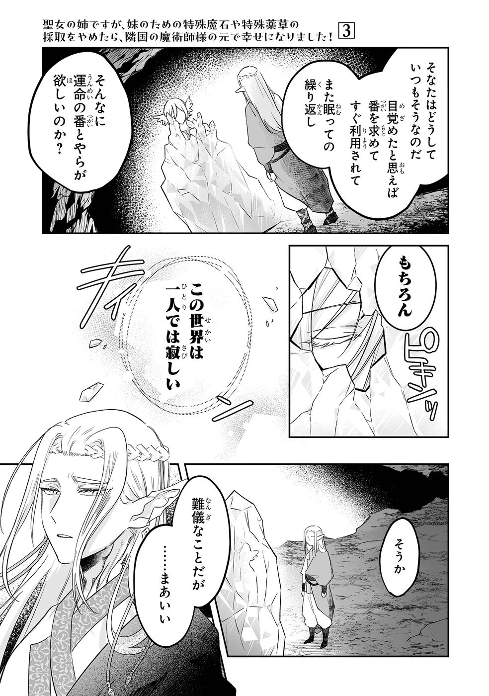 SEIJO NO ANE DESU GA, IMOUTO NO TAME NO TOKUSHU MASEKI YA TOKUSHU YAKUSOU NO SAISHU WO YAMETARA, RINGOKU NO MAJUTSUSHI-SAMA NO MOTO DE SHIAWASE NI NARIMASHITA! Chapter 12 - Page 3