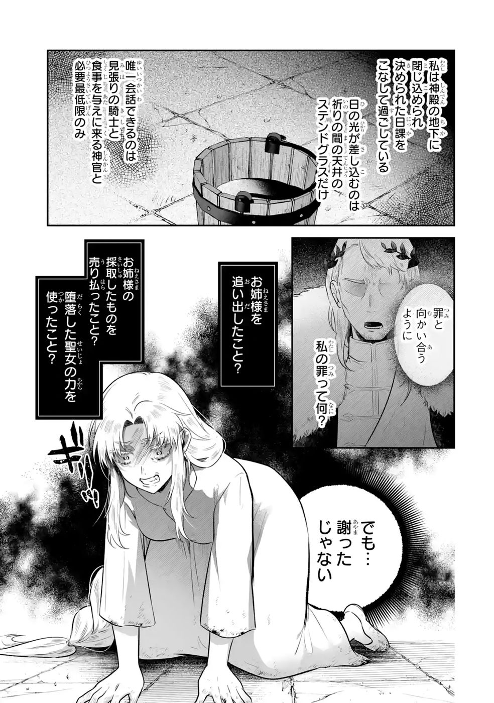 SEIJO NO ANE DESU GA, IMOUTO NO TAME NO TOKUSHU MASEKI YA TOKUSHU YAKUSOU NO SAISHU WO YAMETARA, RINGOKU NO MAJUTSUSHI-SAMA NO MOTO DE SHIAWASE NI NARIMASHITA! Chapter 14 - Page 3