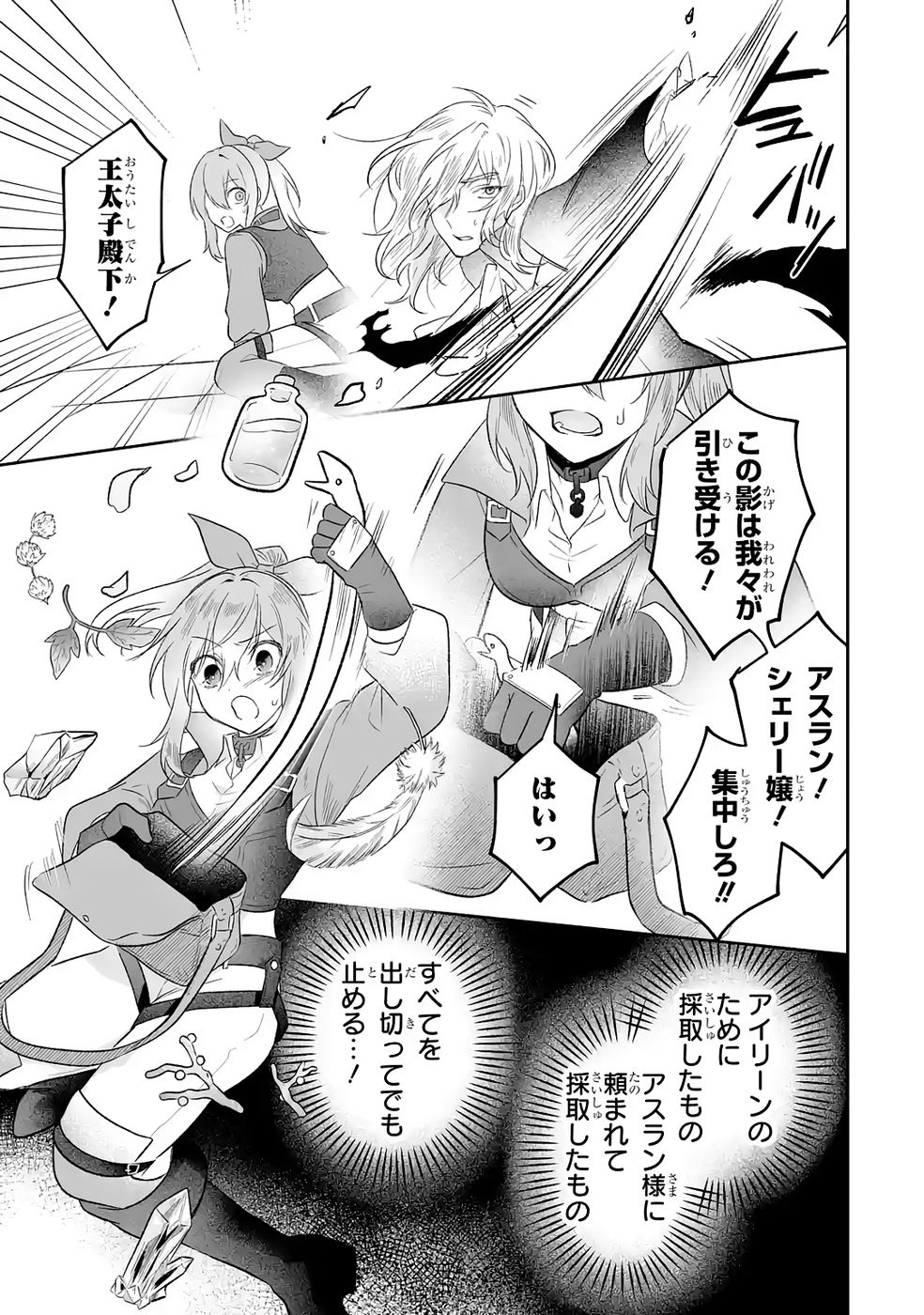 SEIJO NO ANE DESU GA, IMOUTO NO TAME NO TOKUSHU MASEKI YA TOKUSHU YAKUSOU NO SAISHU WO YAMETARA, RINGOKU NO MAJUTSUSHI-SAMA NO MOTO DE SHIAWASE NI NARIMASHITA! Chapter 11 - Page 11