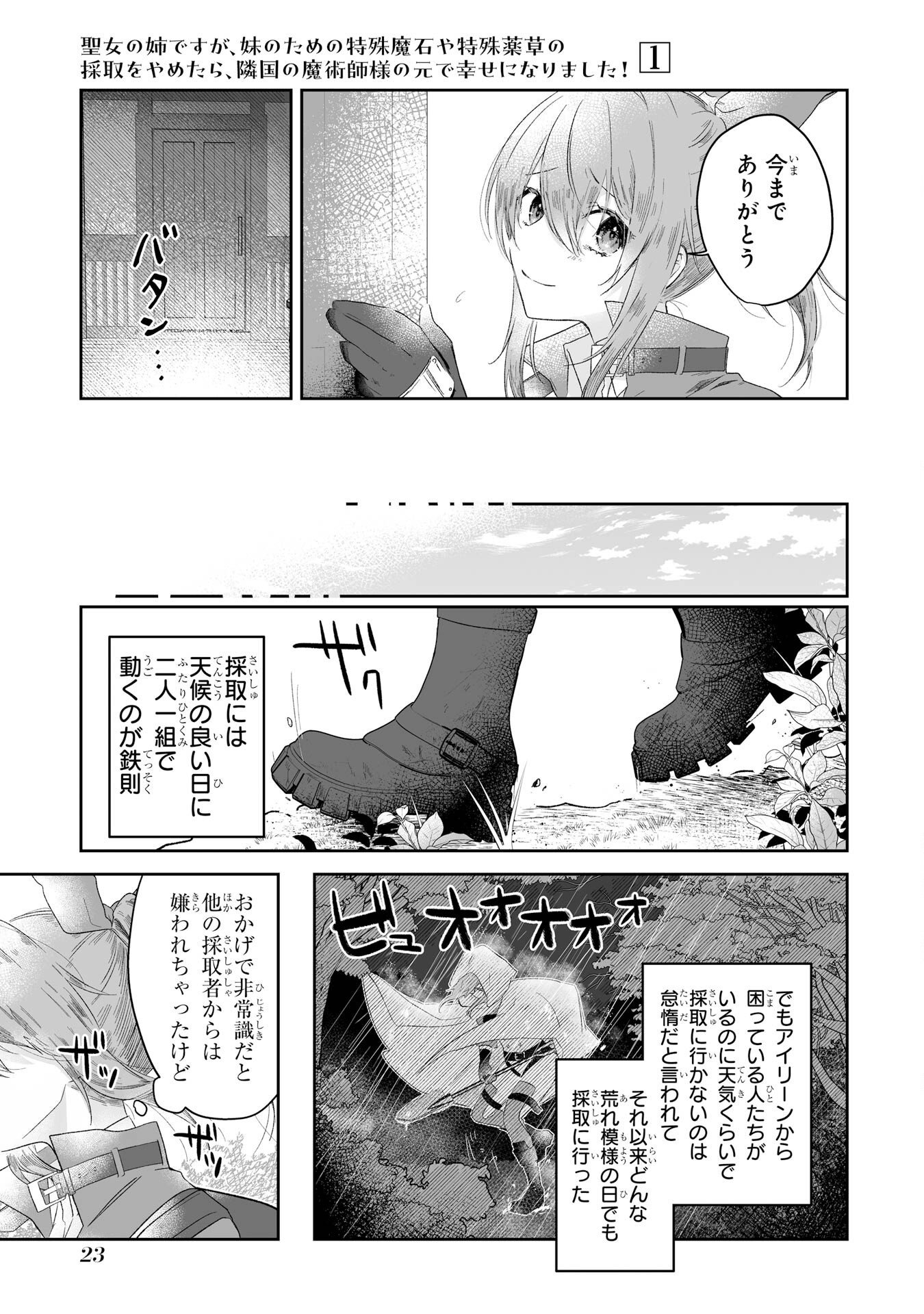SEIJO NO ANE DESU GA, IMOUTO NO TAME NO TOKUSHU MASEKI YA TOKUSHU YAKUSOU NO SAISHU WO YAMETARA, RINGOKU NO MAJUTSUSHI-SAMA NO MOTO DE SHIAWASE NI NARIMASHITA! Chapter 1 - Page 21
