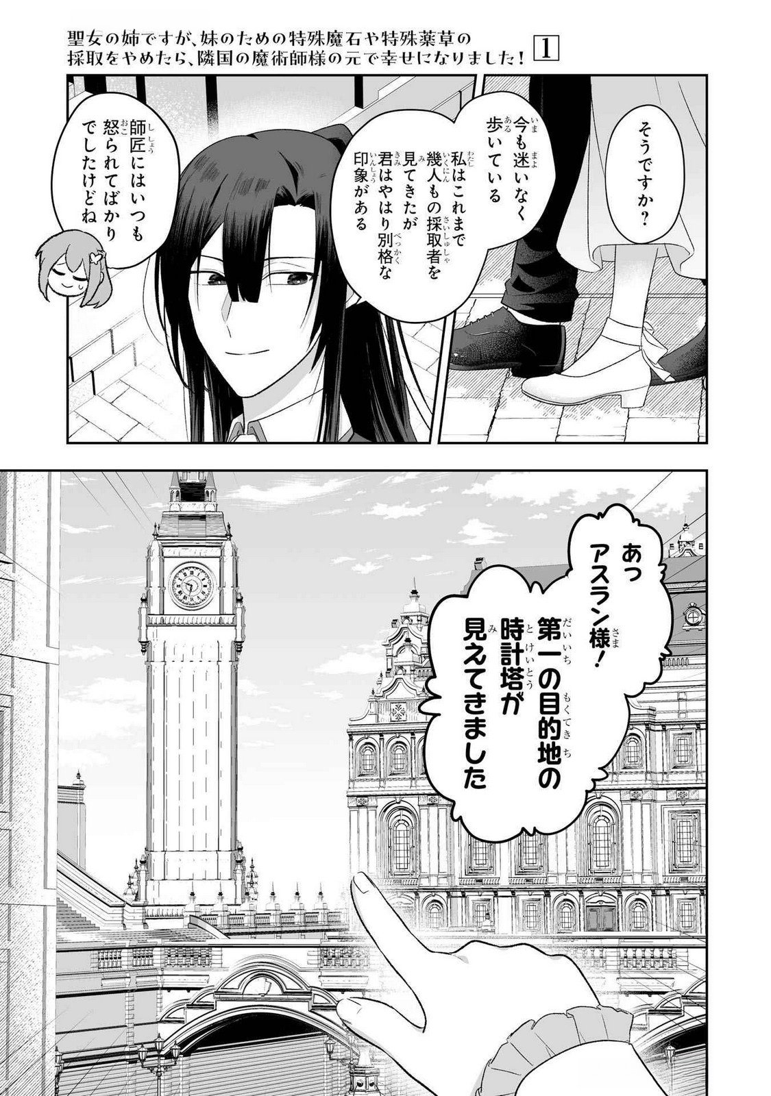 SEIJO NO ANE DESU GA, IMOUTO NO TAME NO TOKUSHU MASEKI YA TOKUSHU YAKUSOU NO SAISHU WO YAMETARA, RINGOKU NO MAJUTSUSHI-SAMA NO MOTO DE SHIAWASE NI NARIMASHITA! Chapter 5 - Page 15