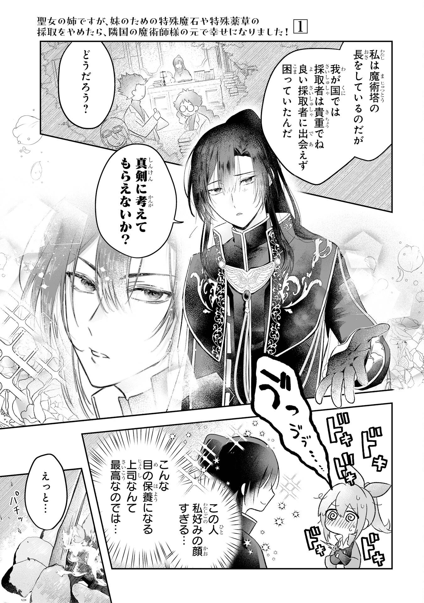 SEIJO NO ANE DESU GA, IMOUTO NO TAME NO TOKUSHU MASEKI YA TOKUSHU YAKUSOU NO SAISHU WO YAMETARA, RINGOKU NO MAJUTSUSHI-SAMA NO MOTO DE SHIAWASE NI NARIMASHITA! Chapter 1 - Page 39