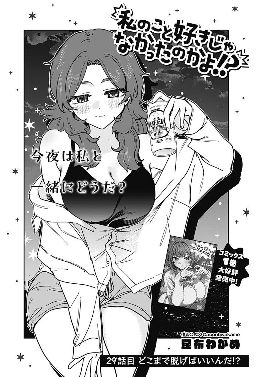 WATASHI NO KOTO SUKI JA NAKATTA NO KA YO!? Chap 29 - Pic 2
