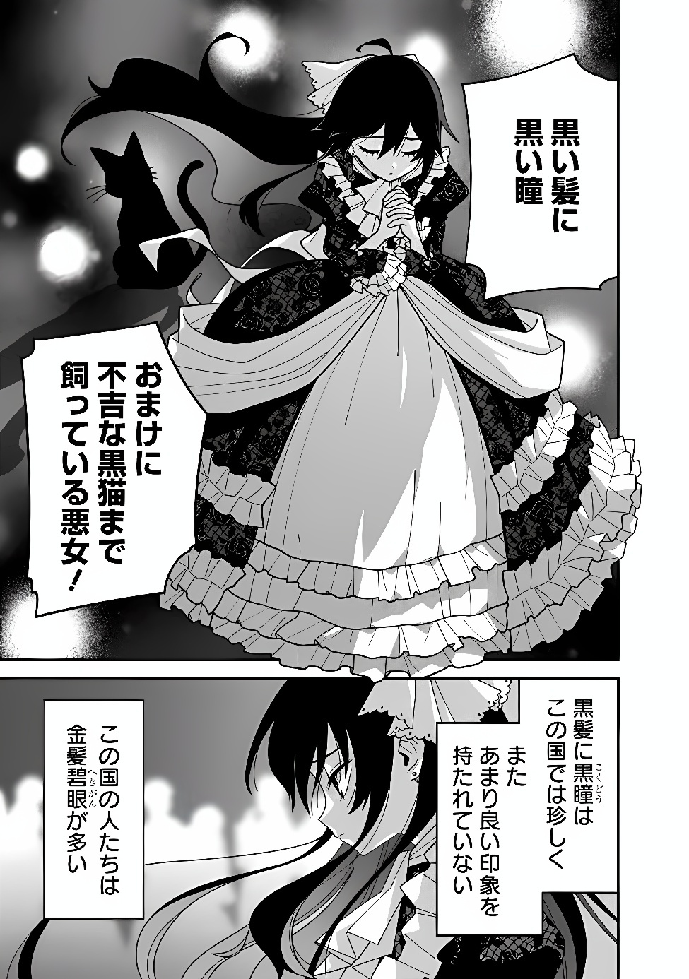 KURO NEKO NO AKUYAKU REIJOU: SAITEI MAGICAL DESUGA, SAIKYOU NO KENJUTSU DE SHOKOKU MANYUU SHICHAIMASU Chap 1 - Pic 13